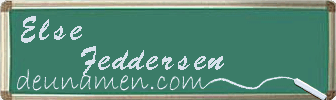 Else Feddersen Visitenkarte